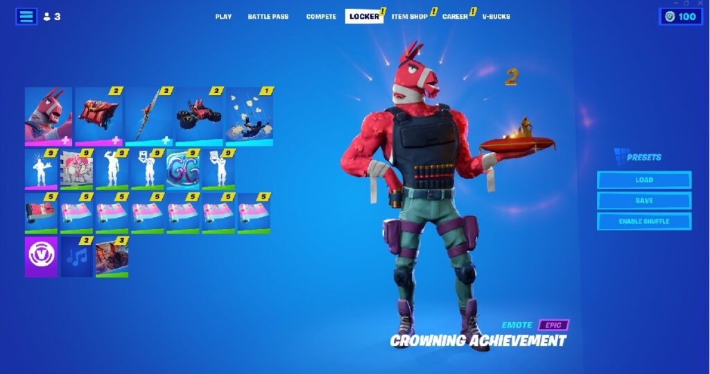 Fortnite Afrek